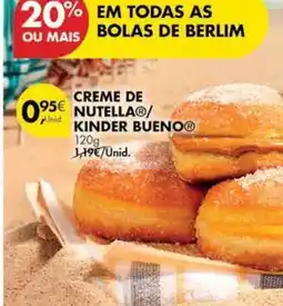 Pingo Doce Ferrero rocher - creme de nutella / kinder bueno promoção