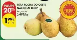Pingo Doce Nacional - pera rocha do oeste d.o.p promoção