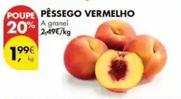 Pingo Doce A+ - pêssego vermelho promoção
