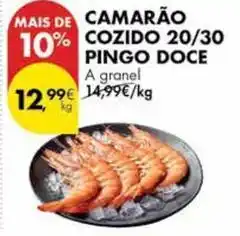Pingo Doce Pingo doce - camarão cozido 20/30 promoção