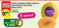 Pingo Doce Nacional - melão amarelo polpa laranja selecionado promoção