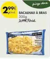 Pingo Doce Bacalhau a bras promoção