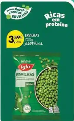 Pingo Doce Iglo - ervilhas promoção