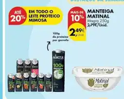 Pingo Doce Matinal - manteiga promoção
