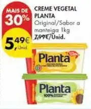 Pingo Doce Planta - creme vegetal promoção