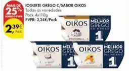 Pingo Doce Oikos - iogurte grego c/sabor promoção