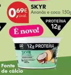 Pingo Doce Skyr - ananas e coco promoção