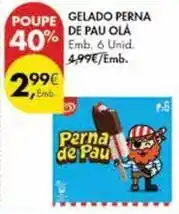 Pingo Doce Olá - gelado perna de pau promoção