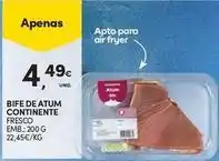 Continente Bom dia Continente - bife de atum promoção