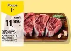 Continente Bom dia Continente - chambão de novilho promoção