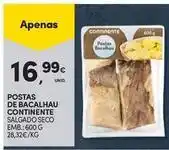Continente Bom dia Continente - postas de bacalhau promoção