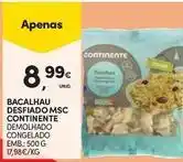 Continente Bom dia Continente - bacalhau desfiado msc promoção