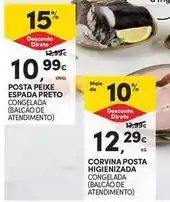 Continente Bom dia Posta peixe espada preto promoção