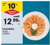 Continente Bom dia Camarão promoção