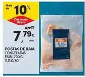 Continente Bom dia Postas de raia promoção
