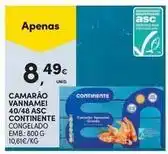 Continente Bom dia Continente - camarão promoção