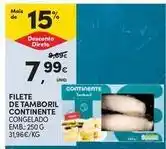 Continente Bom dia Continente - filete de tamboril promoção