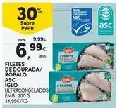 Continente Bom dia Iglo - filetes de dourada/robalo promoção