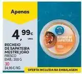 Continente Bom dia Recheio - apenas de sapateira promoção