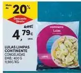 Continente Bom dia Continente - lulas limpas promoção