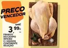 Continente Bom dia Seleção du chef - frango do campo interio c/muidos continente promoção