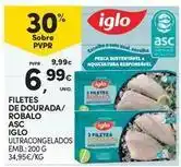 Continente Bom dia Iglo - filetes de dourada/robalo asc promoção