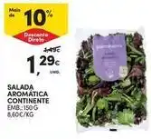 Continente Bom dia Continente - salada aromatica promoção
