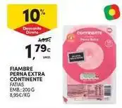 Continente Bom dia Continente - fiambre perna extra promoção