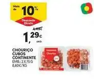 Continente Bom dia Continente - chouriço cubos promoção