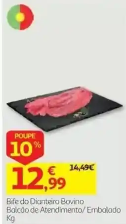 Auchan Bife do Dianteiro Bovino promoção