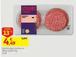Auchan Izidorobovino hamburguer de bovino promoção