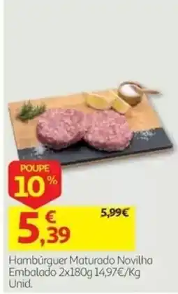 Auchan Hambúrguer Maturado Novilha promoção