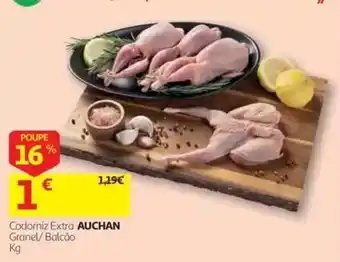 Auchan Codorniz Extra Auchan promoção