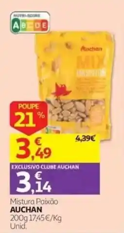 Auchan Mistura Paixão Auchan promoção