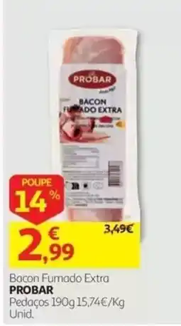 Auchan Bacon Fumado Extra Probar promoção