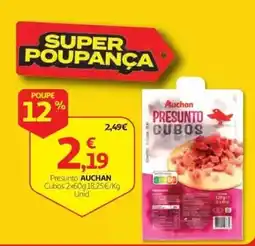 Auchan Presunto auchan cubos promoção
