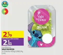 Auchan Uva branca vale da rosa promoção