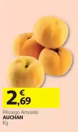 Auchan Pêssego Amarelo Auchan promoção