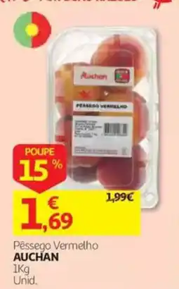 Auchan Pêssego Vermelho Auchan promoção