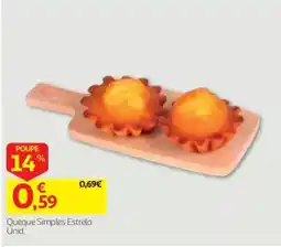 Auchan Queque Simples Estrela promoção