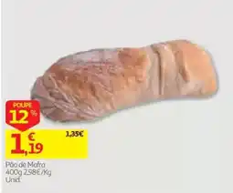 Auchan Pão de mafra promoção