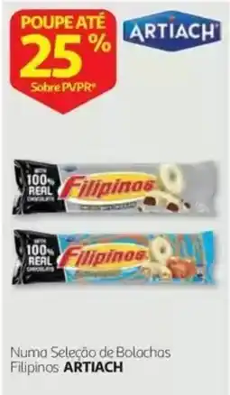 Auchan Numa Seleção de Bolachas Filipinos Artiach promoção