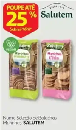 Auchan Bolachas Marinhas Salutem promoção