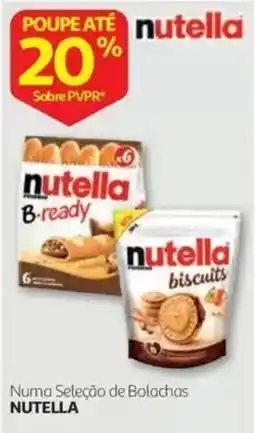 Auchan nutella numa seleção de bolachas promoção