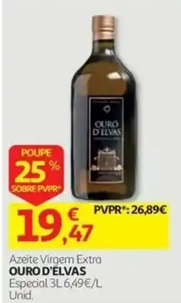 Auchan Azeite Virgem Extra Ouro D'Elvas promoção