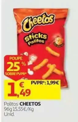 Auchan Palitos cheetos promoção