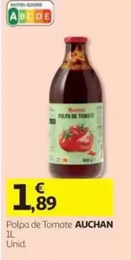 Auchan Polpa de Tomate Auchan promoção