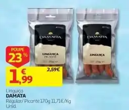 Auchan Linguica damata promoção