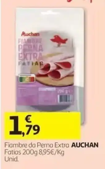 Auchan Fiambre da Perna Extra Auchan promoção