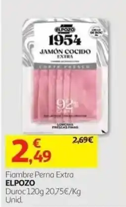 Auchan Fiambre Perna Extra Elpozo promoção